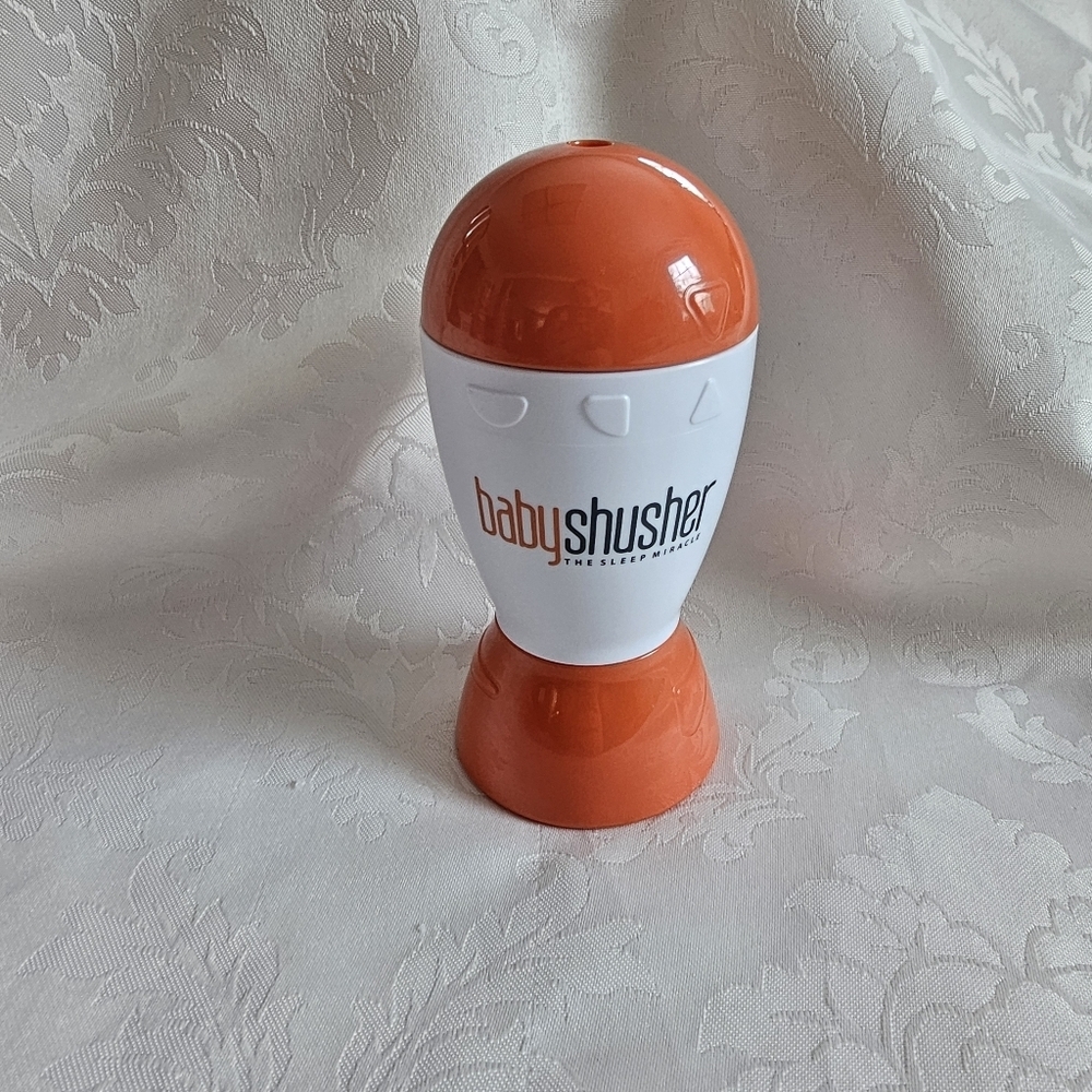 Baby Shusher Portable Sound Machine, Orange/White, Sleep Miracle, OS